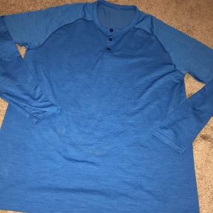 Light blue lululemon long sleeve